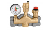 Caleffi 302 SET 1" x 3 BAR Automatický odvzdušňovací ventil s manometrom 0-4 BAR